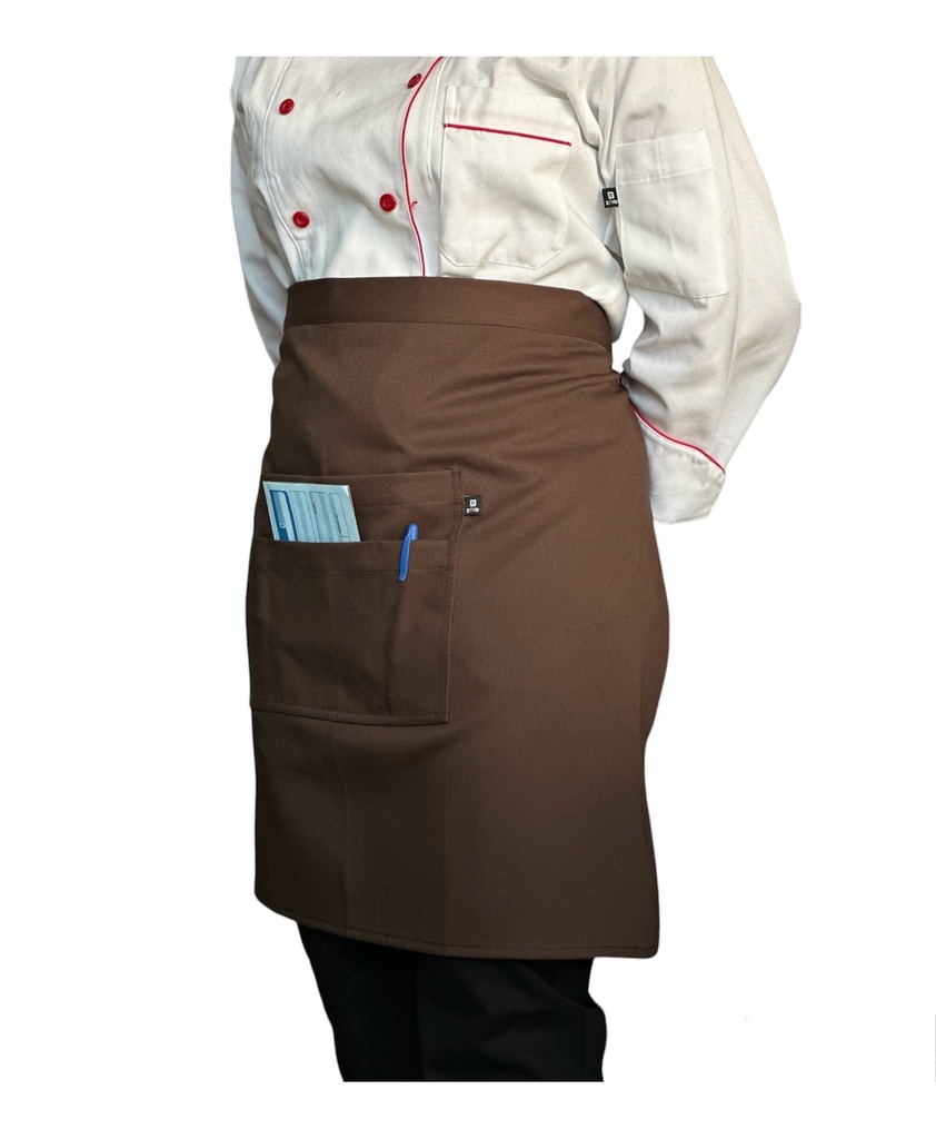 zittro Medio mandil delantal chef Café Chocolate. R92351-206