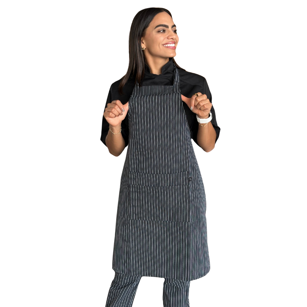 zittro Mandil Delantal Chef De Rayas. R92301-010 UNI