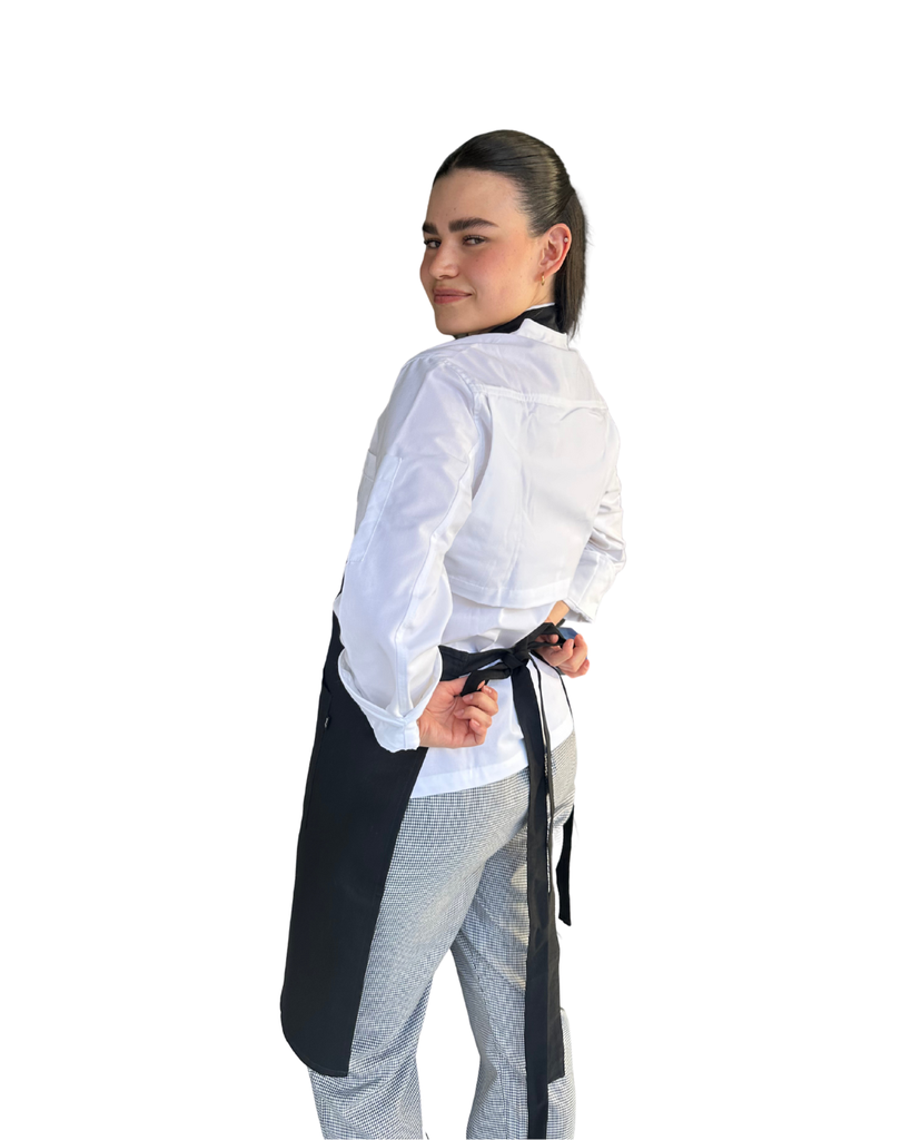 zittro Mandil delantal chef franja Negro. R92302-001 UNI
