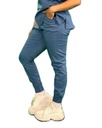 zittro Pantalón Médico Stretch Jogger Mujer Azul Acero