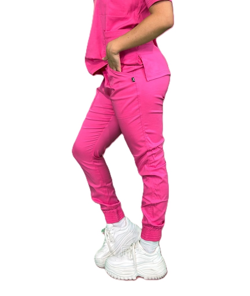 [M81204 550 ECH] zittro Pantalón Médico Lycra Jogger Mujer Bugambilla (ECH)