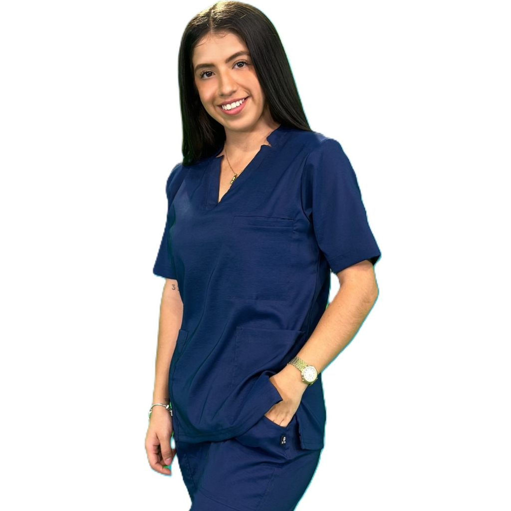 [M80202 440 ECH] zittro Filipina Médica Lycra Mujer Marino (ECH)