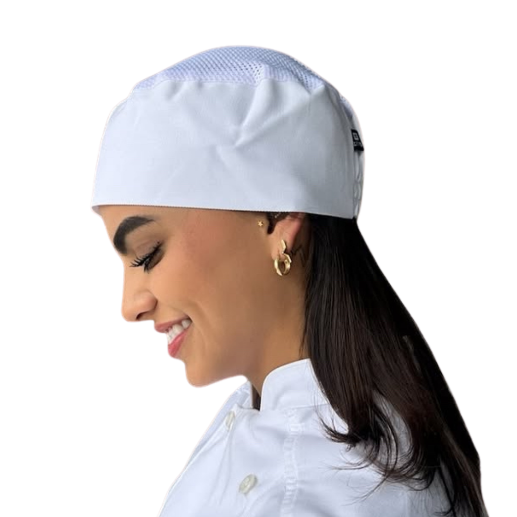 [R93302-100] zittro Cofia De Cocina Chef Blanca Unisex